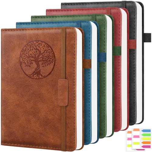 Image of 5 Pack College Ruled Notebook Bulk, A5, 192 Pages Journal Set, Tree of Life