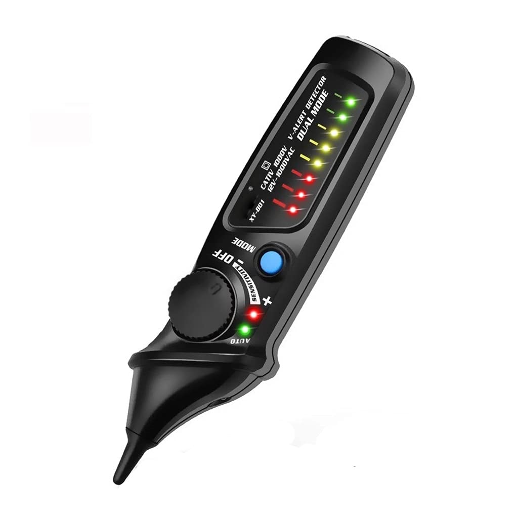 Non-Contact Voltage Detector Indicator Multimeter Smart Test Pencil Live/Phase Wire Breakpoint NCV Continuity Tester