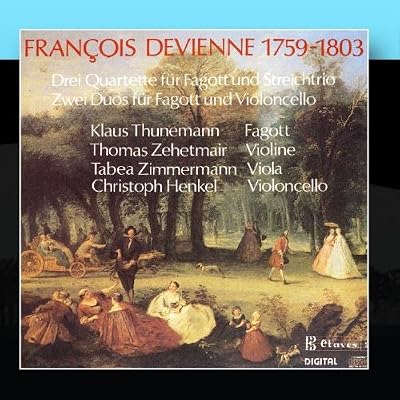 Fran&ccedil;ois Devienne: Drei Quartette f&uuml;r Fagott und Streichtrio / Zwei Duos f&uuml;r Fagott und Violoncello