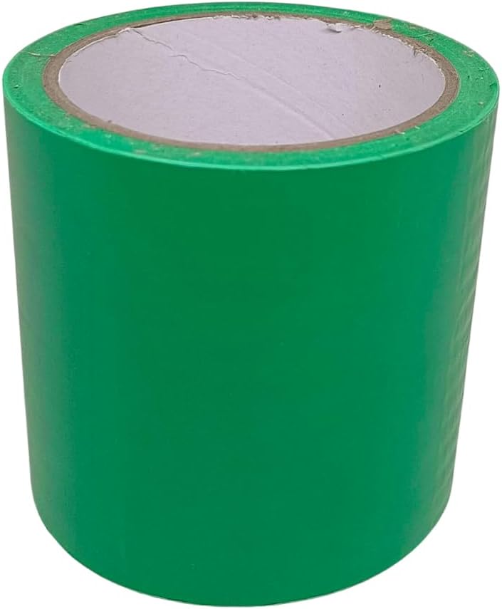 VASTU ANUKUL Premium Colour Tape - Remedy for Vastu Dosha | Vastu Remedy for Toilet Seat, Negative Entrance, Zone Balancing | Size 4 Inches Width and 20 Mtrs Length (Green)