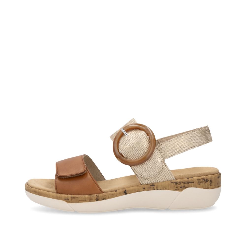 Remonte Damen Riemchensandalen R6853, Frauen Sandalen,lose Einlage