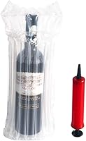Vista 1 de Protector de botella de vino, 6 paquetes de bolsas de burbujas con bomba gratuita, funda reutilizable, bolsa de cojín inflable de viaje