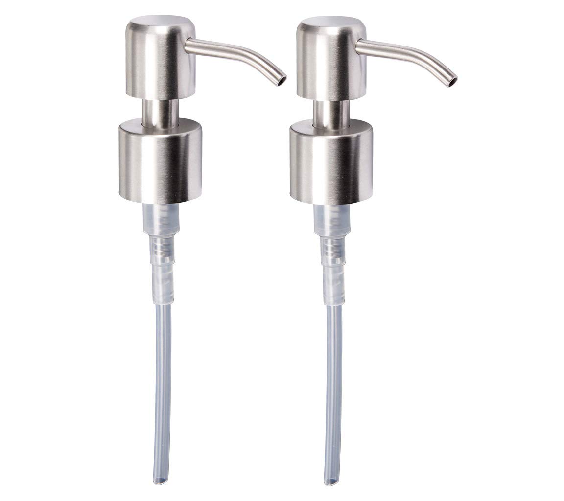 Kapitan Nickel Soap Dispenser Pump Head Replacement Spare Stainless Steel 24Mm Brushed Finish