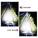 ELECTRONLUMEN D1S HID Xenon Headlight Bulbs 35W 6000K High Low Beam Replacement Headlamps - Cool White, Pack of 2