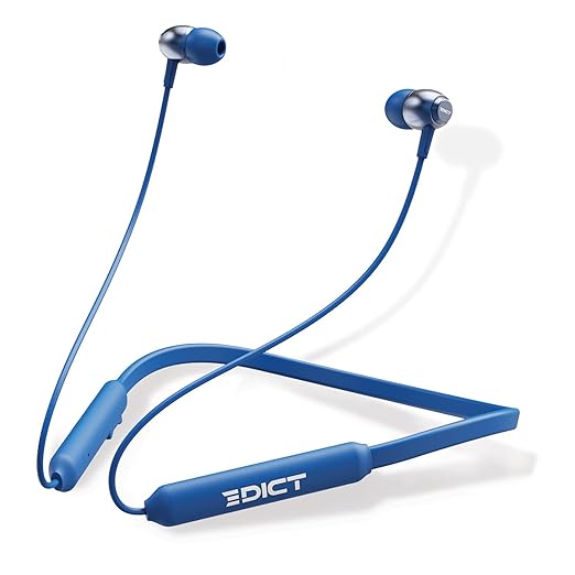 EDICT by Boat DynaBeats EWE02 Wireless Bluetooth in Ear Neckband Headphone with Mic (Blue) at Rs. 802
