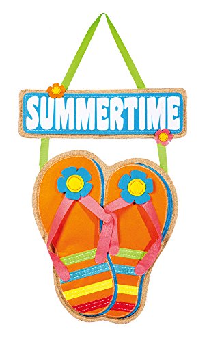 Summer Time Flip Flops Door Hanger