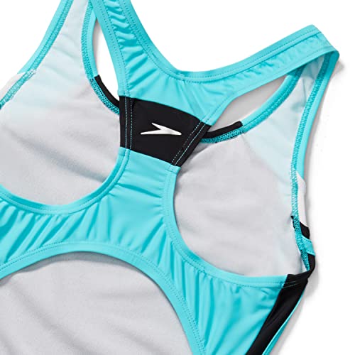 Image of Speedo Girl's Swimsuit One Piece Infinity Splice Thick Strap