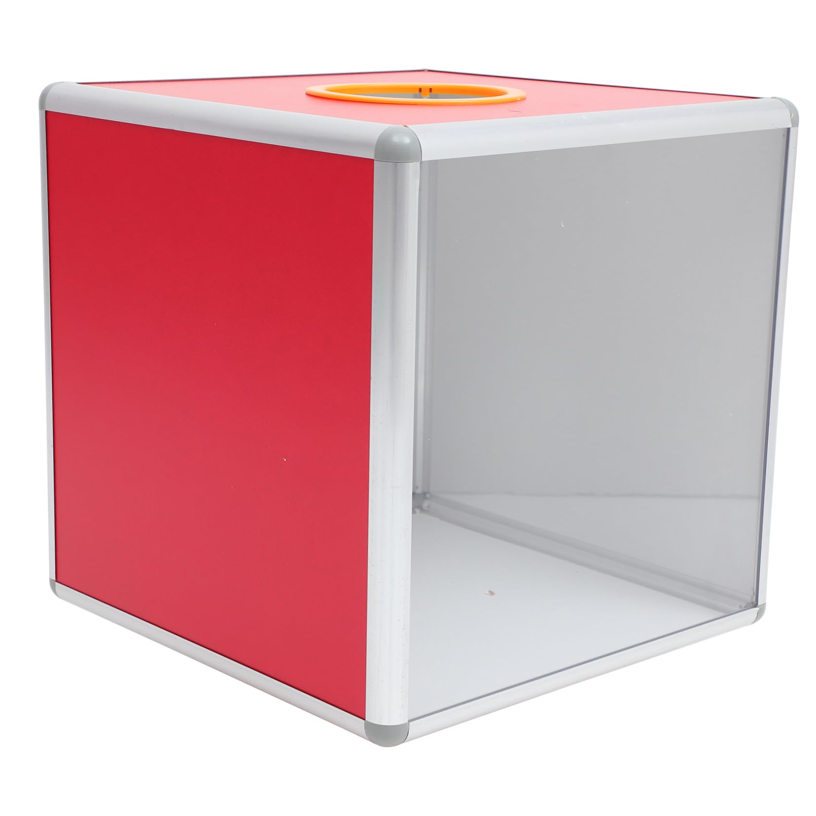 SEWACC Raffle Ticket Storage Box with Slot Donation Holder for Fundraising Events Celebrations Game Sturdy Organizer for Tickets Balls