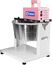 Máquina de Mexer Doces Panela Misturador Misturela Rosa 10 Litros Aluminio Fundido Profissional para Cozinha com Base Bivolt Sebem