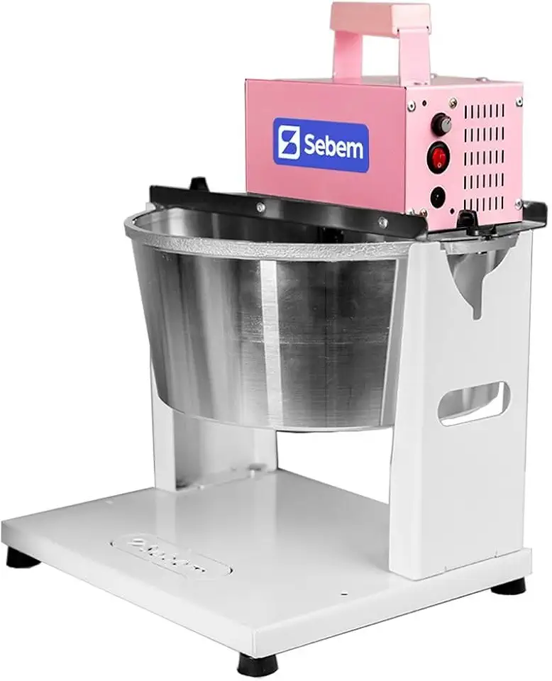 Máquina de Mexer Doces Panela Misturador Misturela Rosa 10 Litros Aluminio Fundido Profissional para Cozinha com Base Bivolt Sebem