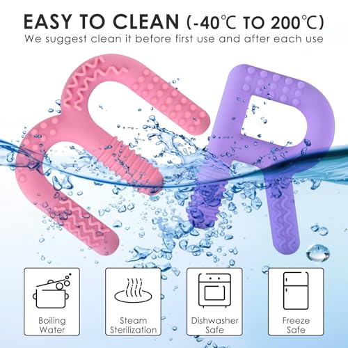 Image of ERKOON Sensory Chew Toys for Autistic Children, 4 Pack Silicone Chewy Tube Oral Motor Tools for Sensory Kids with Autism, Biting, ADHD, SPD, Chewies with Special Needs, Teething Sticks Toys