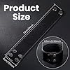 Telooco 4cm Wide Leather Bracelet for Men Adjustable Punk Wristband with Metal Snap Gothic Wrap Wrist Cuff Simple Retro Black Bracelet Personalised Mens Bracelets Gift for Boys Men Father #1