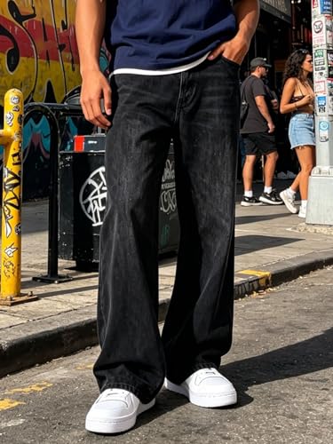 EMMIOL Baggy Cargo Denim Pants