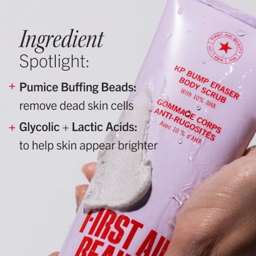 Image of First Aid Beauty KP Bump Eraser Scrub, 10% AHA, Sensitive Skin