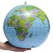 IREANJ Globo Giratoria globo inflable Mundial de la tierra del globo profesor de la geografía de la bola de la ayuda de juguete de regalo 40cm / 16" Compatible with el escritorio de oficina decoración