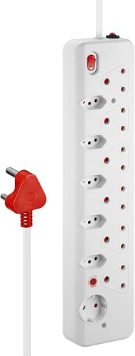 Nexon 12-Way Surge Protection Multi Plug - 0.5m Cable