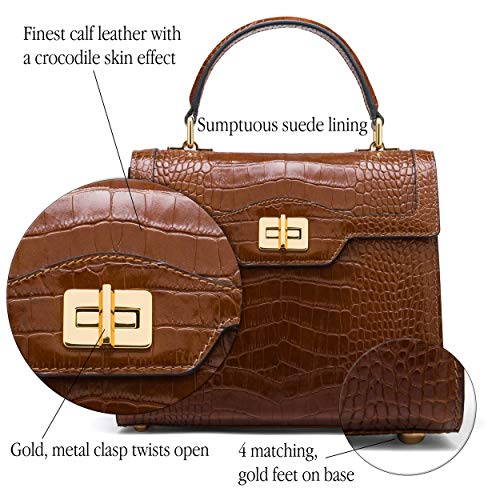 SageBrown SB 802 M Tan Croc