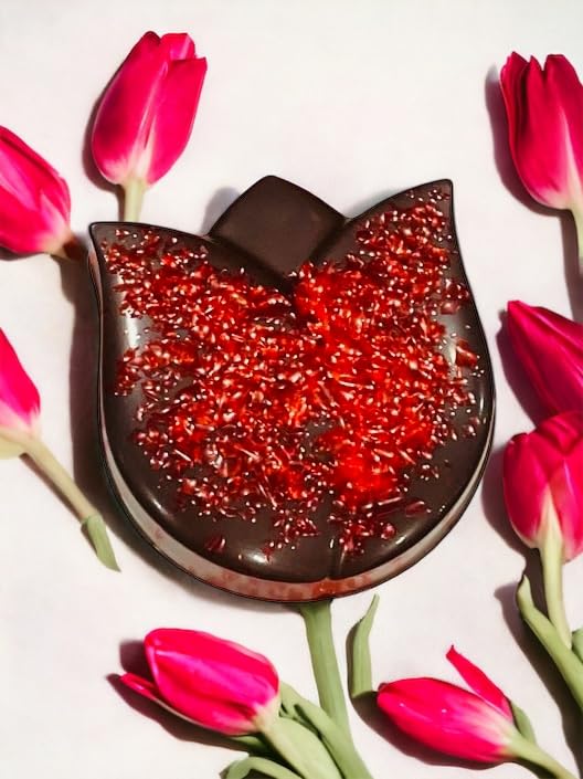 Miniatura 3 de BRILLANTE REDERIBLE ROJO BrilloBrillanteCopos para decoración de pasteles y cupcakesGránulosFormasKosherTopper y acento para postres