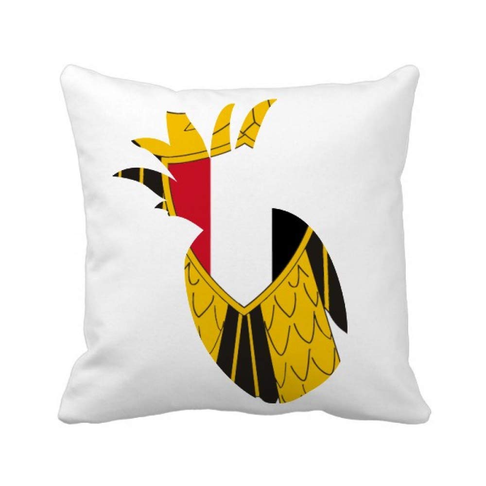 Housse de coussin motif ananas emblème égyptien déco canapé