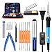 Soldering Iron Kit, Kusonkey Adjustable Temperature Welding Soldering Iron 60W 110V Portable Soldering Iron with PU Carrying Case