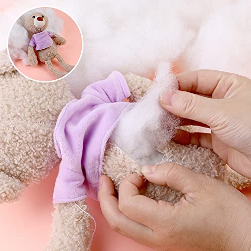 Image of BUTUZE 21oz Premium Polyester Fiber Fill, Polyfill Stuffing High Resilience Fiberfill Stuffing for Craft, Crochet Animal, Part Pillow Comforter DIY, Recyclable