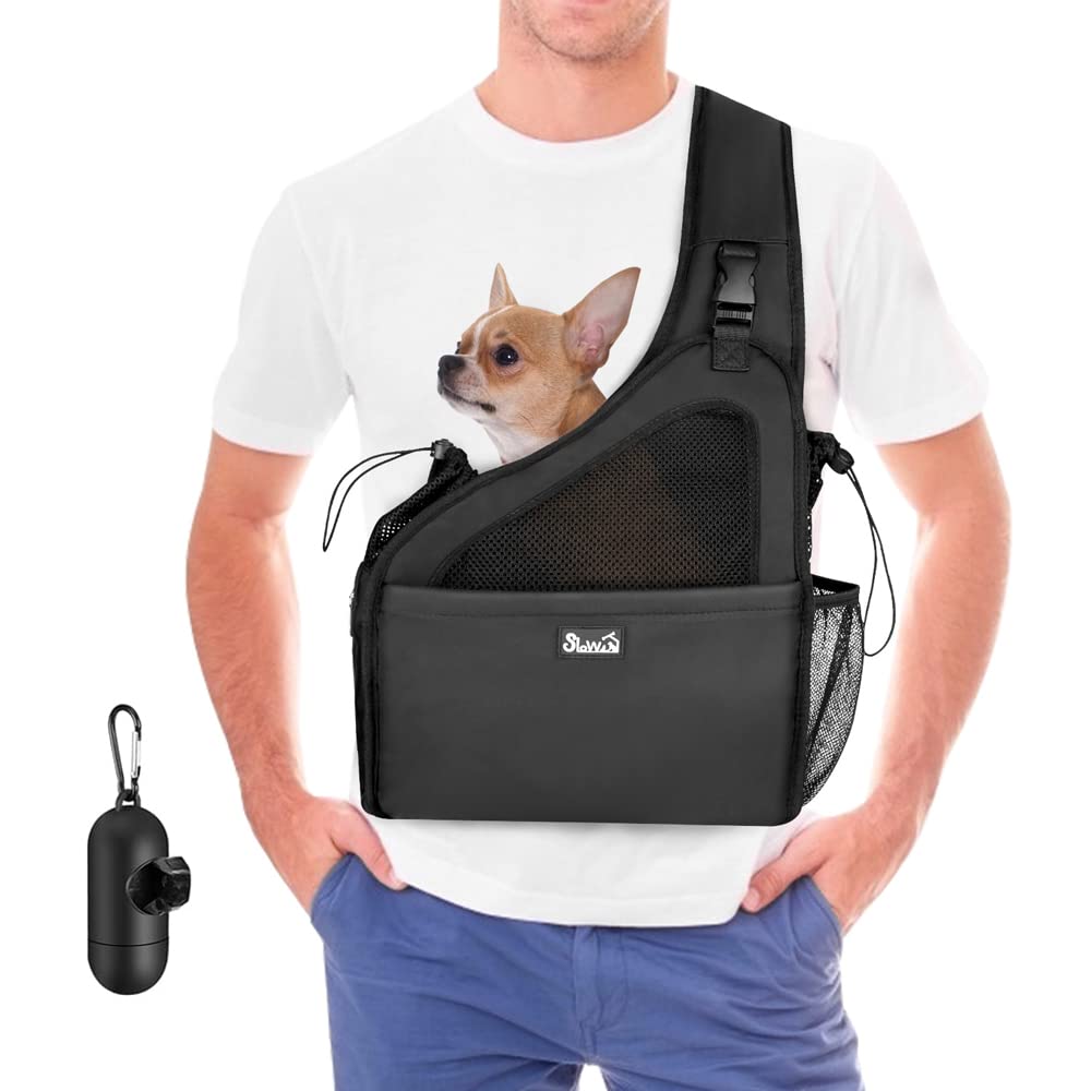 Eyein Pet Puppy Sling Carrier, Up to 6 lbs Hand Free Cat Dog