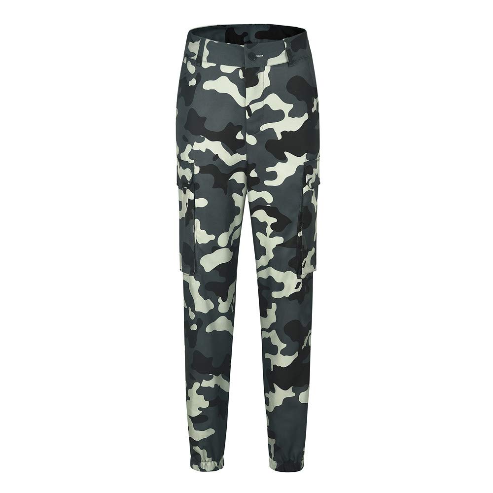 Pantaloni elasticizzati da donna 44 pantaloni militari cargo pantaloni mimetici casual camouflage pantaloni fitness pantaloni corti donna