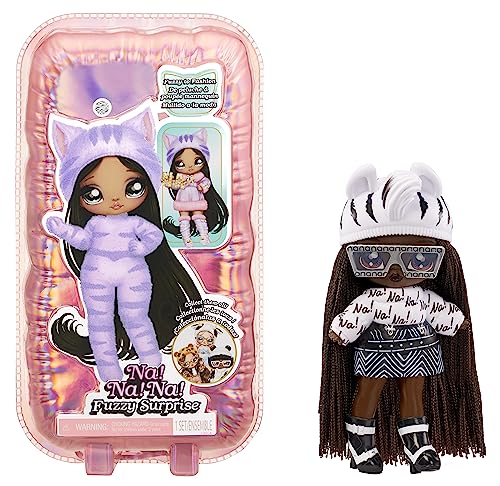 Muñeca Na! Na! Na! Surprise Fuzzy Zebra Girl 7" miniatura 1