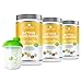 Produktbild LINEAVI Aktivkost Diät Shake Vanille + Shaker, 3x500g, Abnehm Shake mit angenehmen Geschmack, Mahlzeitenersatz aus Soja-, Erbsen-, Reis- und Molken Eiweiß, laktose- und glutenfrei