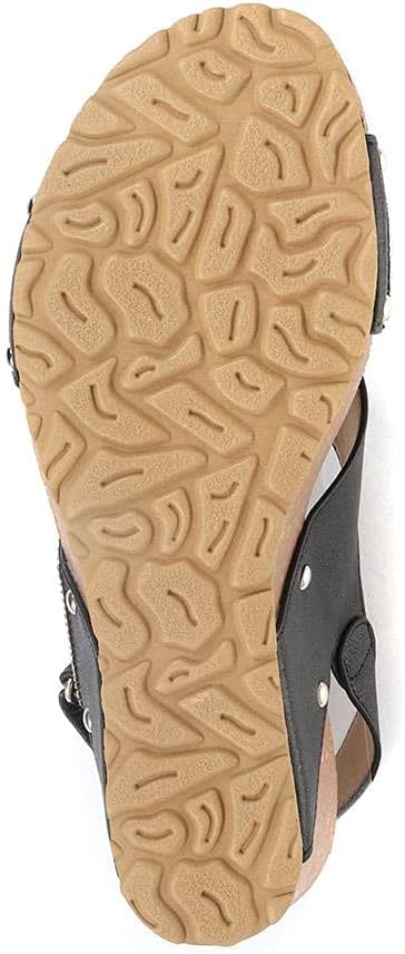 Bellissimo Ladies Wide Fit Wedge Sandals 8