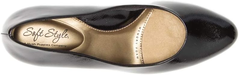 Soft Style womens Deanna Pump, Black Cross Hatch Patent, 8.5 US - Image 7