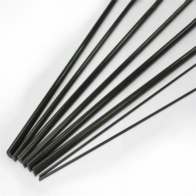 Carbon Fiber Rod 500mm for RC Airplane DIY Craft 1mm 2mm 3mm 4mm 5mm 6mm 7mm 8mm 9mm 10mm 11mm 12mm 14mm 15mm 16mm 18mm 20mm Pole 19.68 inch (1, 1Pcs 20.0x500mm)