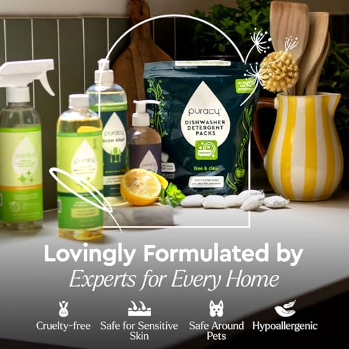 puracy stain remover for baby clothes and cloth diapers newborn baby essentials must haves enzyme-based laundry spray natural spot and odor cleaner 16 oz