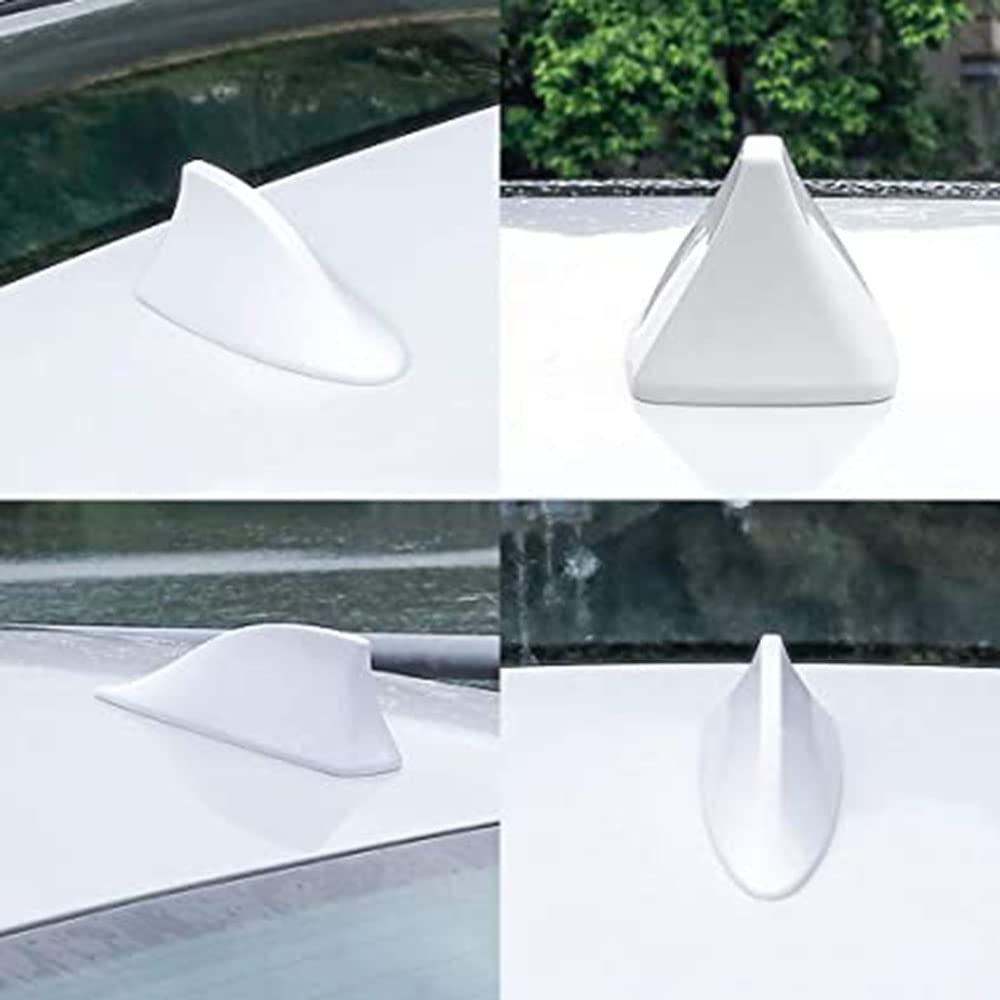 Antenna Auto A Pinna Di Squalo LadyCent Per Alfa Romeo 159 - Nero Lucido, FM Impermeabile - 2