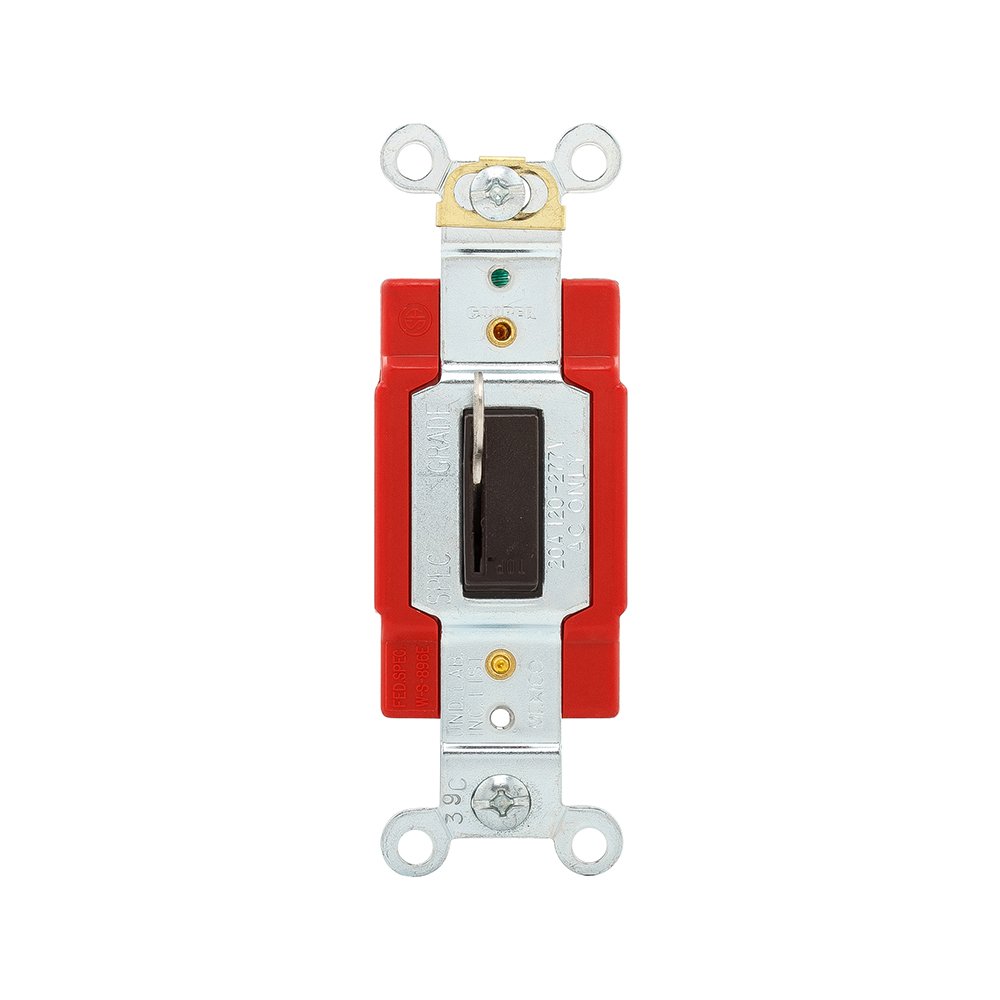Eaton AH1223L 20 Amp 120/277V Industrial Grade 3-Way Toggle Switch - Locking
