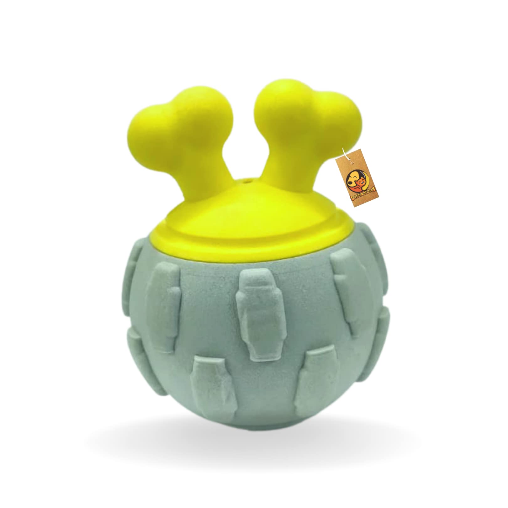 Foodie Puppies Interactive Squeaky TPR and Foam Made Rubber Ball with Horn Chew Toys for Dogs and Puppies (Color May Vary) | Playing, Training, and Chewing (B08DG2J6S2) Amazon Price History, Amazon Price Tracker