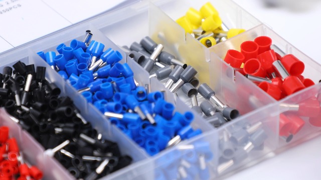 Pinza Crimpatrice Capicorda HOLULO - Con 1200 Puntalini, Per Cavi 0.08-10mm²