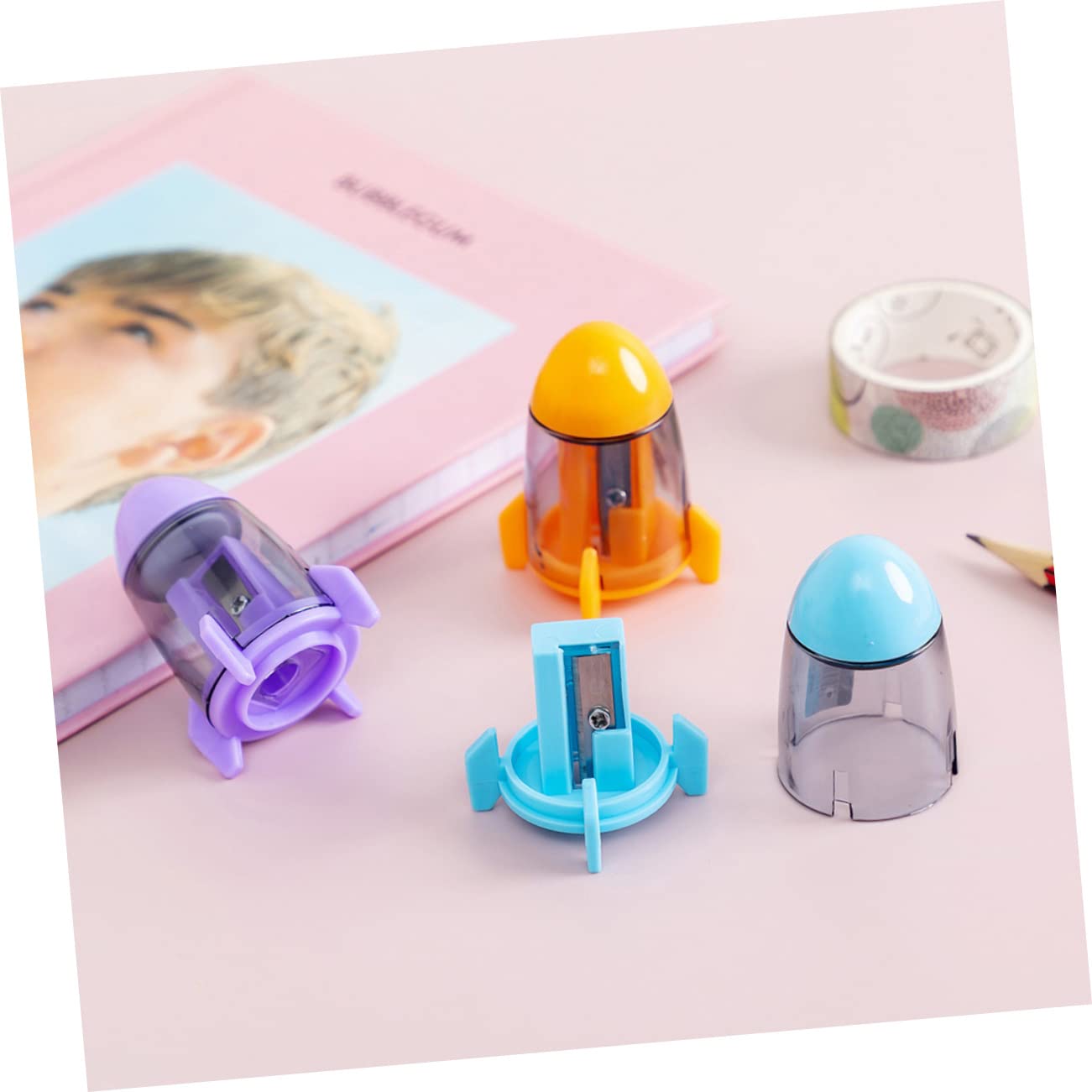 Ciieeo 36pezzi Temperamatite Portatili Adorabili Per Ragazzo Ragazza Affilatori Manuali Compatti Per Uso Domestico Con Design Carino e Funzionamento Efficiente