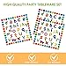 DURYGEN 40PCS Alphabet Number Party Supplies Rainbow Alphabet Disposable Party Decor Included Alphabet Plates Napkins Back to School Decorations for Baby Shower Kids Birthday Alphabet Number Games