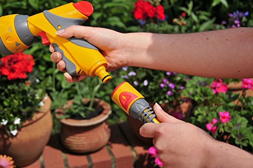 HOZELOCK - Aquastopp-Schlauchkupplung Plus Ø 12,5mm - 15mm (1/2"- 5/8") Soft Touch: Aquastopp-Funktion,wasserdicht, rutschfest, flexibler Schlauchanschlussstutzen, der Abknicken verhindert [2055P0000]