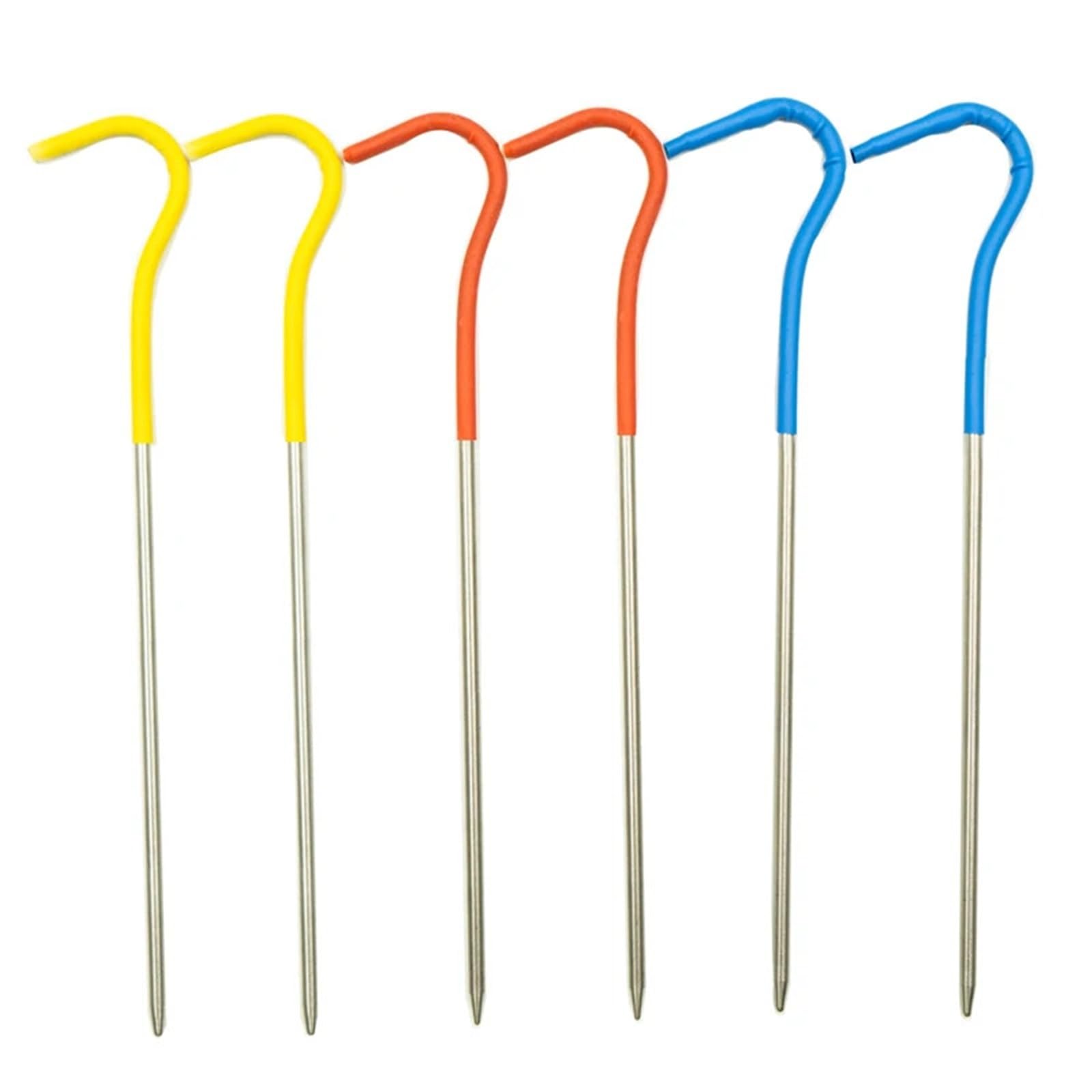 Piquet de tente 3.0x165mm rainbow nail haute finition pour abri outdoor