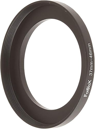 Miniatura 4 de Fotodiox arandela adaptadora de metal anodizado, negro (para filtros más grandes)