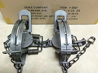 2 Duke #3 CS Offset Traps Coyote Bobcat 0501