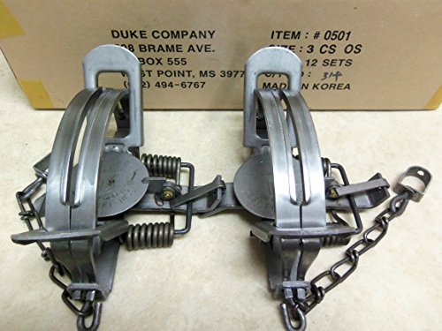 2 Duke #3 CS Offset Traps Coyote Bobcat 0501