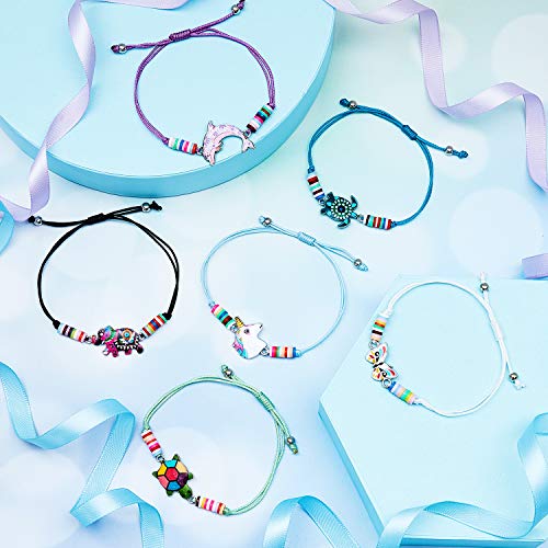 15 Pieces Girls Bracelets Animal Unicorn Friendship Cat Butterfly Bracelet For Prize Cosplay Party (Classic Style) #TOP2