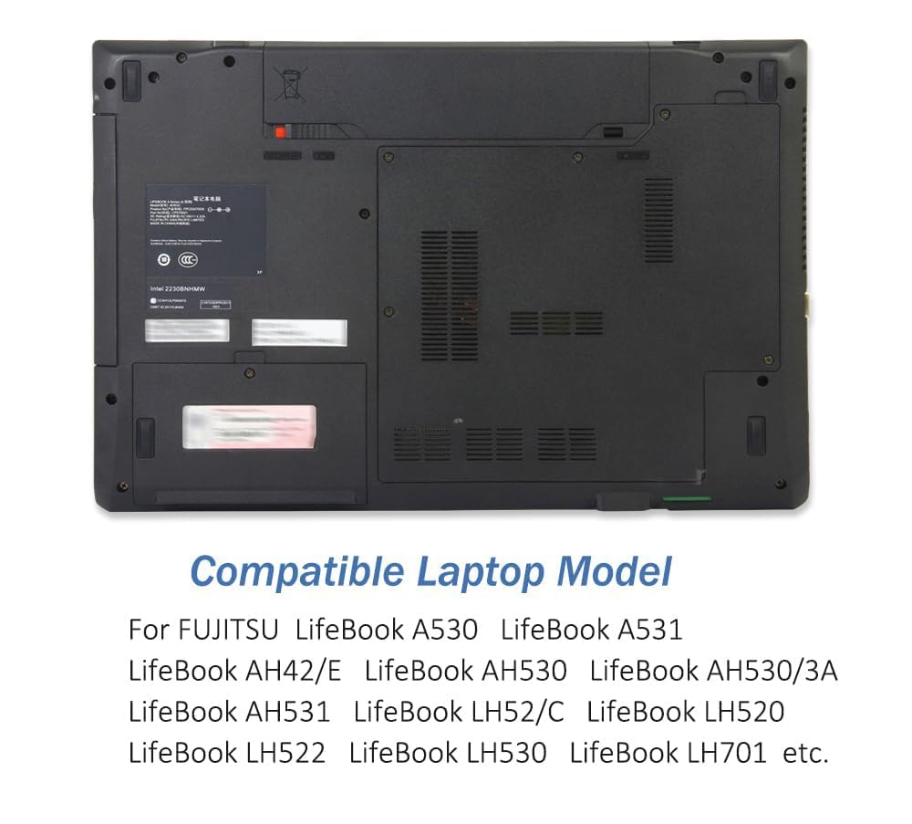 Amazon.com: ETESBAY FPCBP250 10.8V 47WH Laptop Battery Replacement