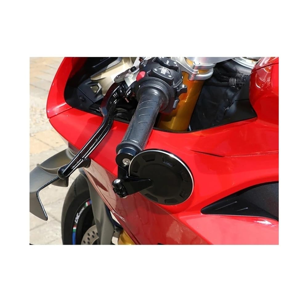 motos Miroir vélo Moto Rétroviseurs Latéraux Ronds À Embout Guidon Pour Keeway K-Light Pour Keeway Superlight 125