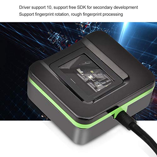 Deror Leitor de impressão digital USB, leitor de impressões digitais biométrico, sistema de controle