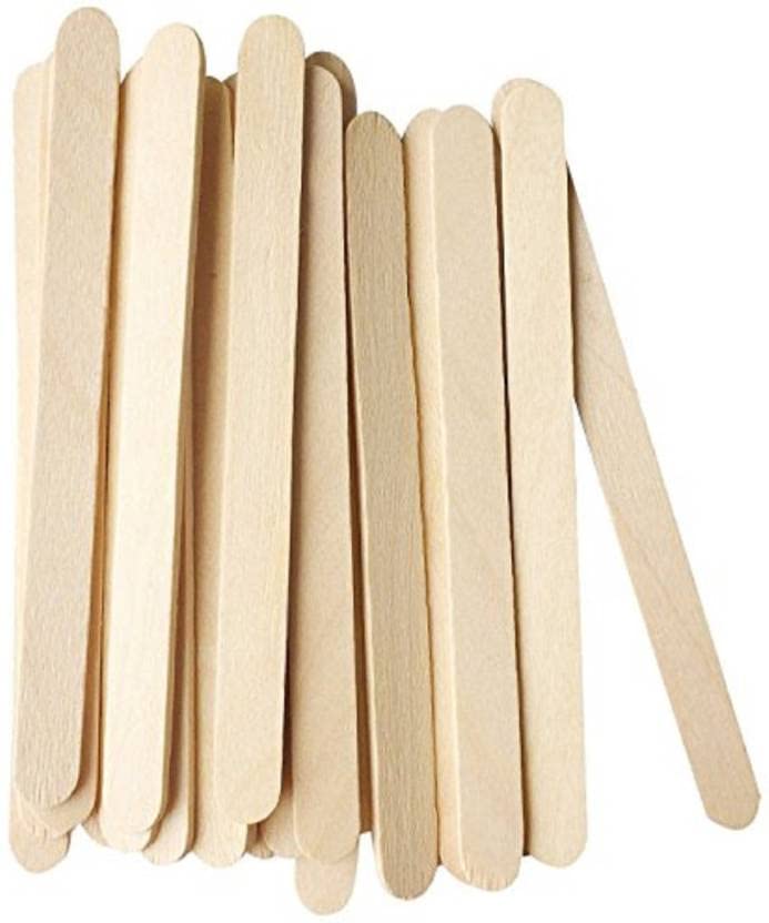Craftcape Wooden Ice Cream Crafts Sticks (Pack of 100)-picture-26