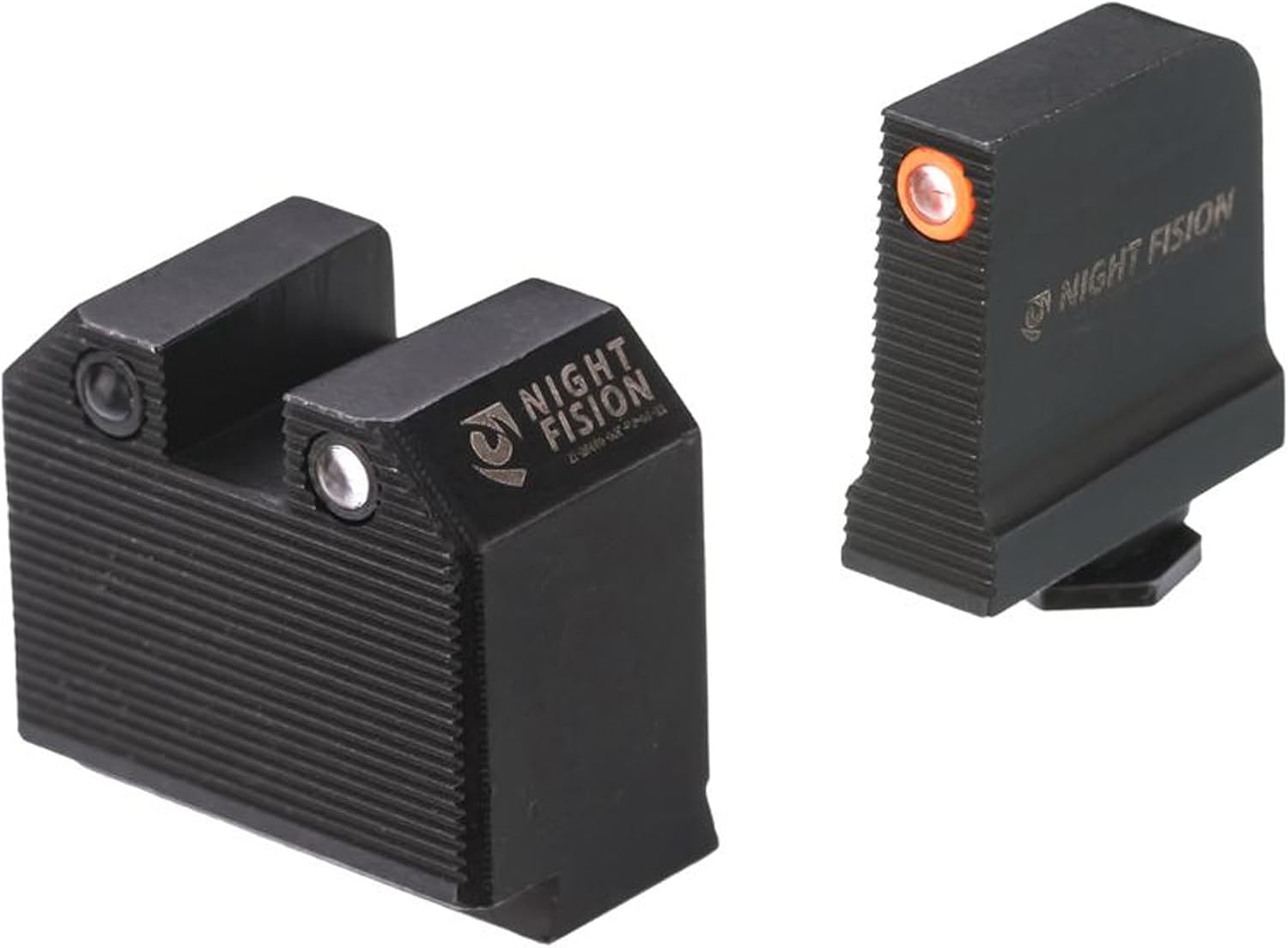 Night Fision Optics Ready Stealth .465-.472 Night Sight Set Compatible with Glock 43/43X/43X MOS with RMRcc
